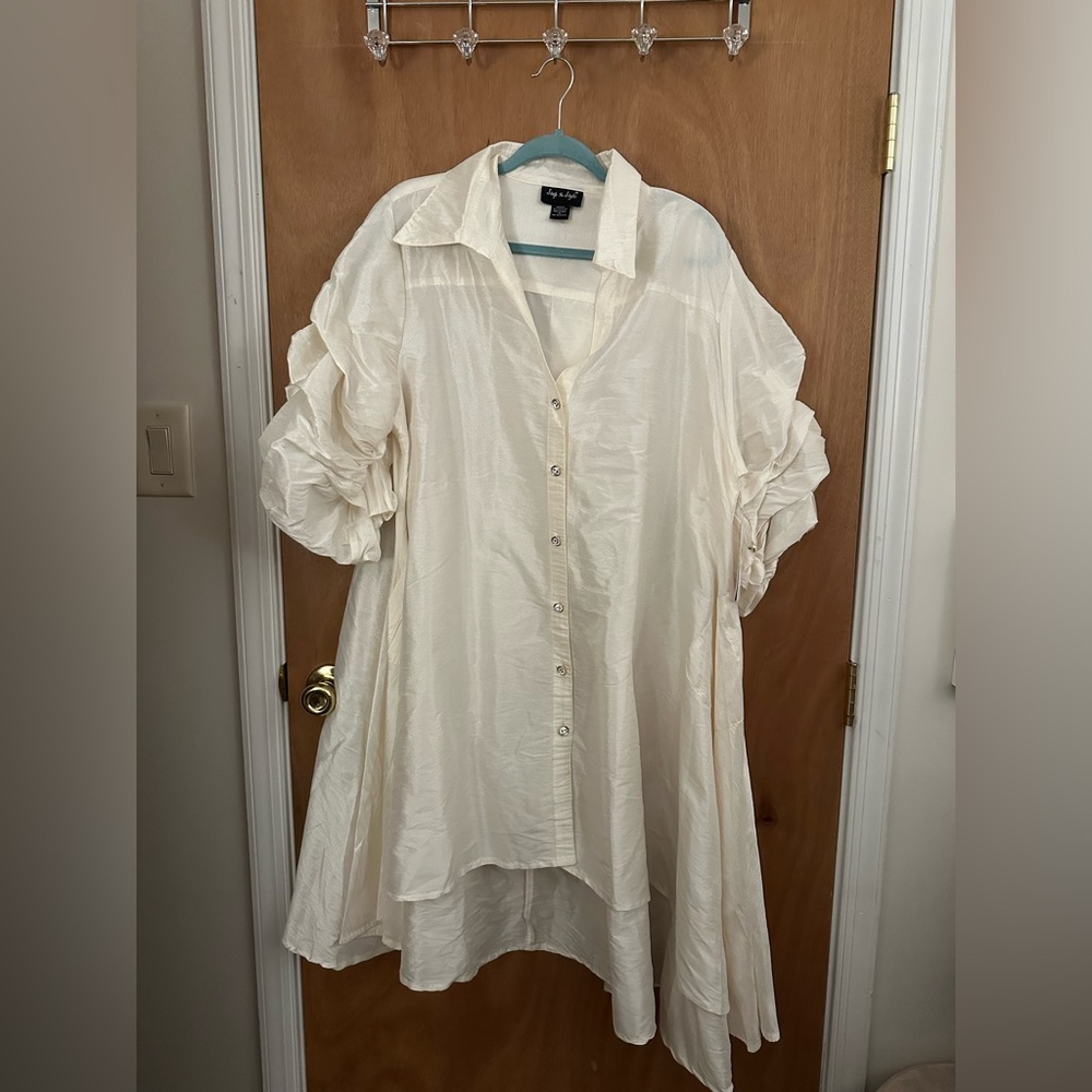 Plus Size, Woman’s Formal Dress Shirt, Size 3X